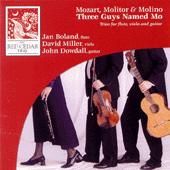 Three Guys Named Mo Mozart, Molitor, and Molino